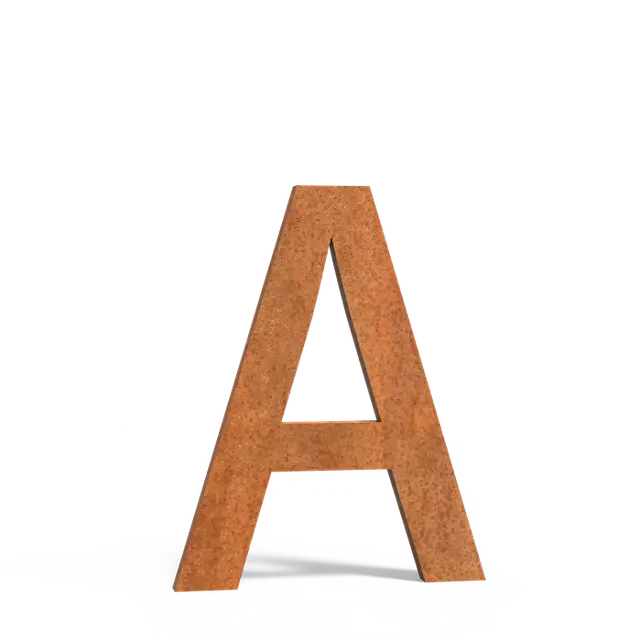 Cortenstaal Accessoires Huisletters75 x 5 x 90 mm | Bestelbaar