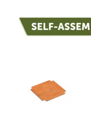 Aanbieding - Cortenstaal Accessoires CARREZ connect bodemplaat500 x 500 x 2 mm