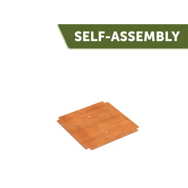 Topproduct | Cortenstaal Accessoires CARREZ connect bodemplaat800 x 800 x 2 mm