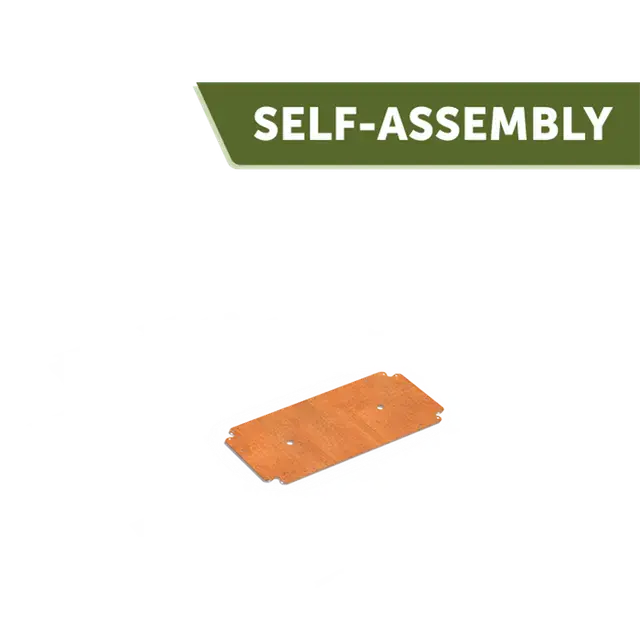Expreslevering - Cortenstaal Accessoires CARREZ connect bodemplaat800 x 400 x 2 mm