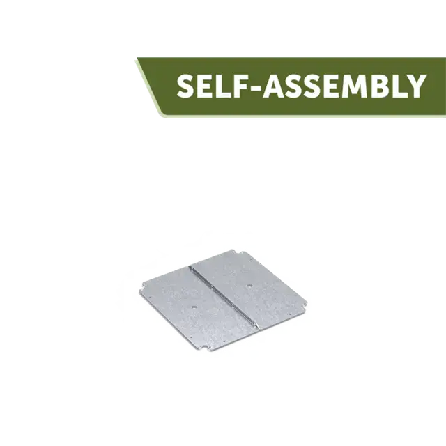 Verlaagde prijs - Verzinkt staal Accessoires CARREZ connect bodemplaat700 x 700 x 2 mm