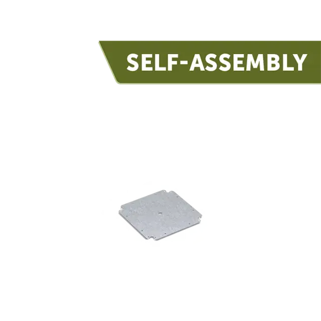 Actie loopt bijna af | Verzinkt staal Accessoires CARREZ connect bodemplaat500 x 500 x 2 mm