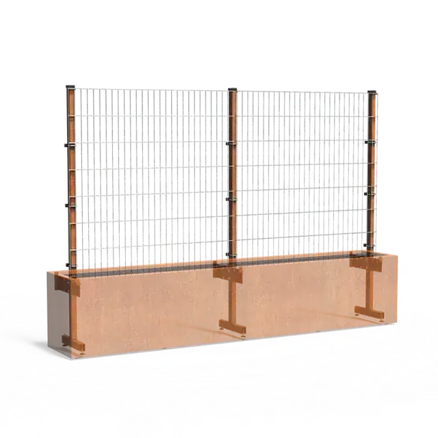 Cortenstaal Verticaal groenTRELLIS3000 x 500 x 2000 mm | Direct bestellen