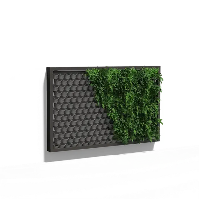 Online bestelbaar | Gecoat staal Verticaal groenHangend muursysteem3090 x 2000 x 200 mm