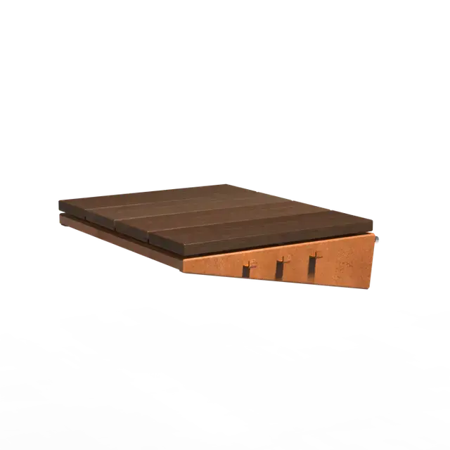Cortenstaal CookingDAMM werkbladen400 x 500 x 130 mm | Eenvoudig retourneren