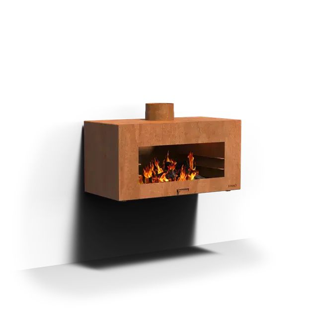 Cortenstaal BuitenhaardenENOK1000 x 500 x 500 mm | Beste prijs