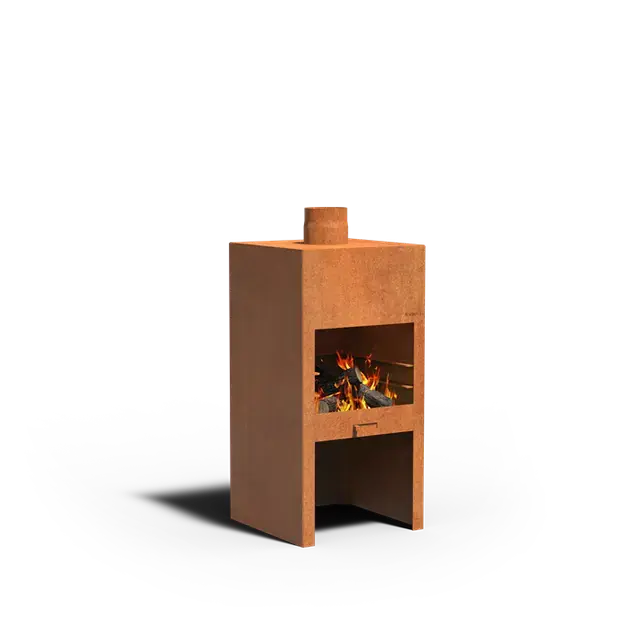 Cortenstaal BuitenhaardenSTIG500 x 500 x 1000 mm - Alleen vandaag
