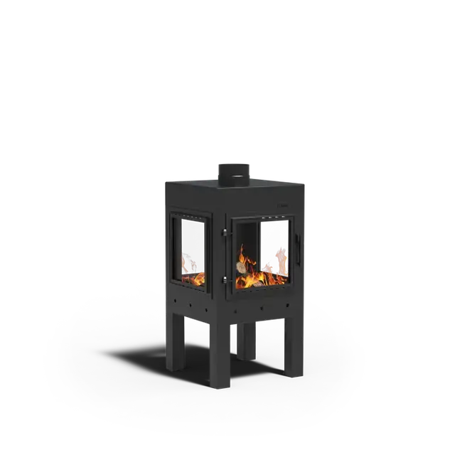 Gecoat staal BuitenhaardenDIGNA500 x 500 x 950 mm | Nieuw