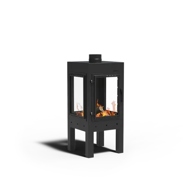 Gecoat staal BuitenhaardenDIGNA500 x 500 x 1100 mm | Premium
