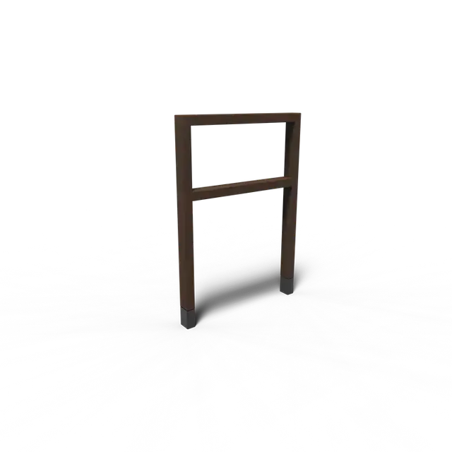 Klantfavoriet - Bamboe FietsbeugelsAROS met duikelstang750 x 150 x 1070 mm