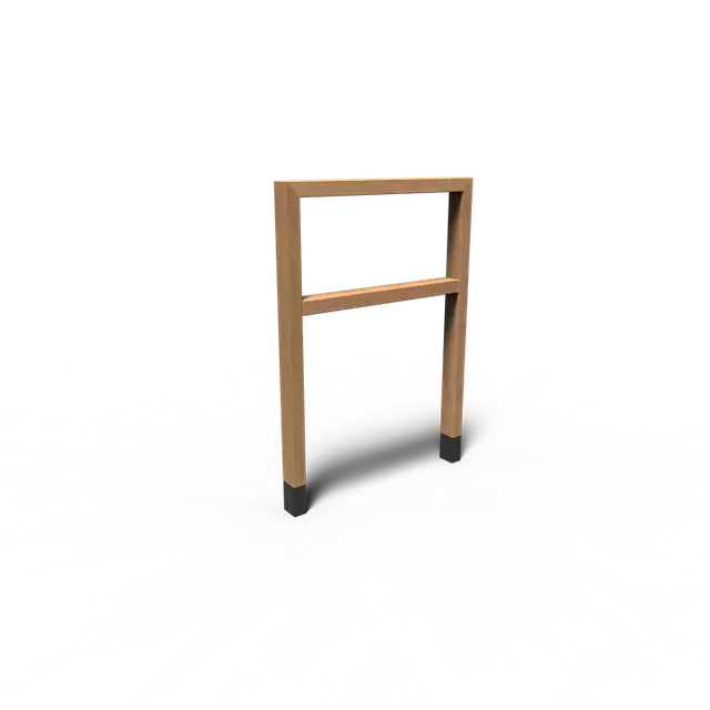 Hardhout FietsbeugelsAROS met duikelstang750 x 150 x 1070 mm | Net binnen