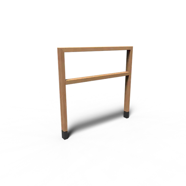 Actie loopt bijna af - Hardhout FietsbeugelsAROS met duikelstang1050 x 150 x 1070 mm