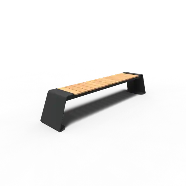 Trending - Gecoat staal BankenDUNC zonder rugleuning2300 x 450 x 450 mm