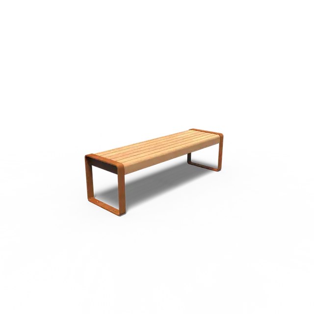 Nieuwe release | Cortenstaal BankenSTORR zonder rugleuning1500 x 440 x 430 mm