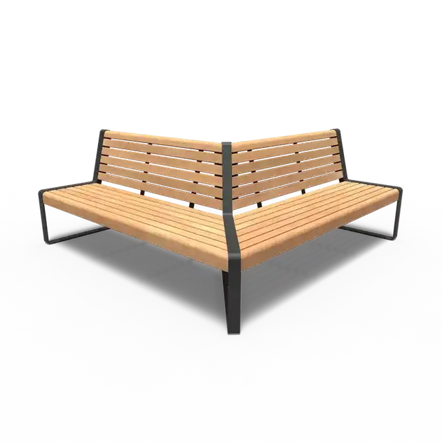 Gecoat staal BankenSTORR met rugleuning2000 x 2000 x 850 mm | Nieuw binnen