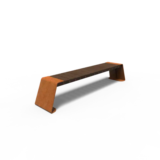Veilig winkelen | Cortenstaal BankenDUNC zonder rugleuning2300 x 450 x 450 mm