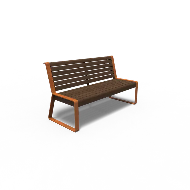 Cortenstaal BankenSTORR met rugleuning1500 x 650 x 850 mm - Veel gekozen