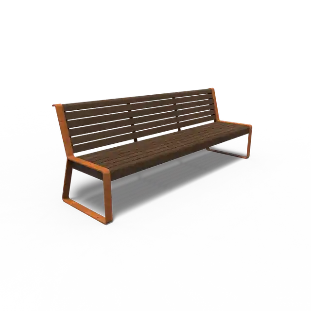 Bestelbaar - Cortenstaal BankenSTORR met rugleuning2300 x 650 x 850 mm