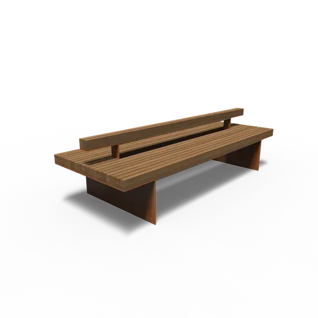Cortenstaal BankenBORG met rugleuning2300 x 890 x 800 mm - Aanbieding