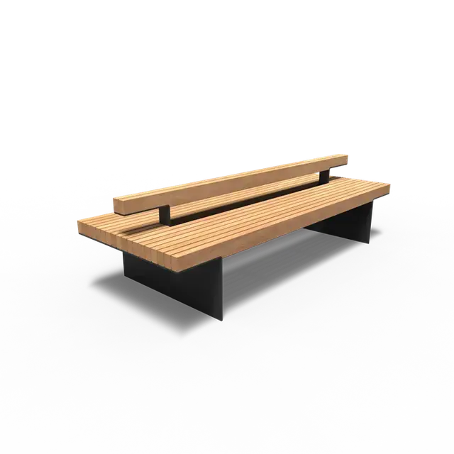 Laatste kans - Gecoat staal BankenBORG met rugleuning2300 x 890 x 800 mm