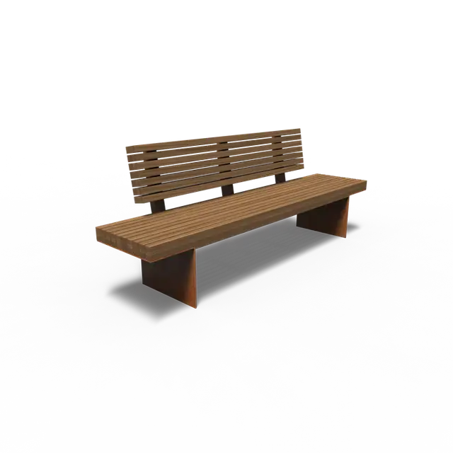 Koop vandaag | Cortenstaal BankenBORG met rugleuning2300 x 630 x 1023 mm