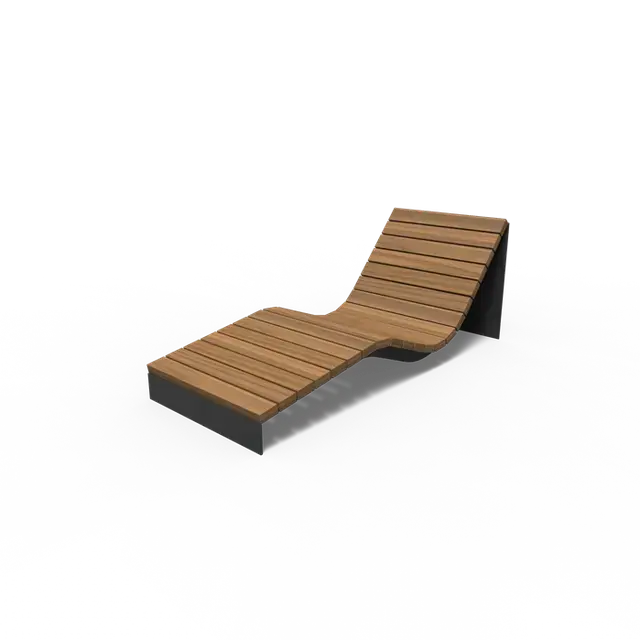 Net gelanceerd - Gecoat staal BankenBORG loungestoel1850 x 750 x 1000 mm