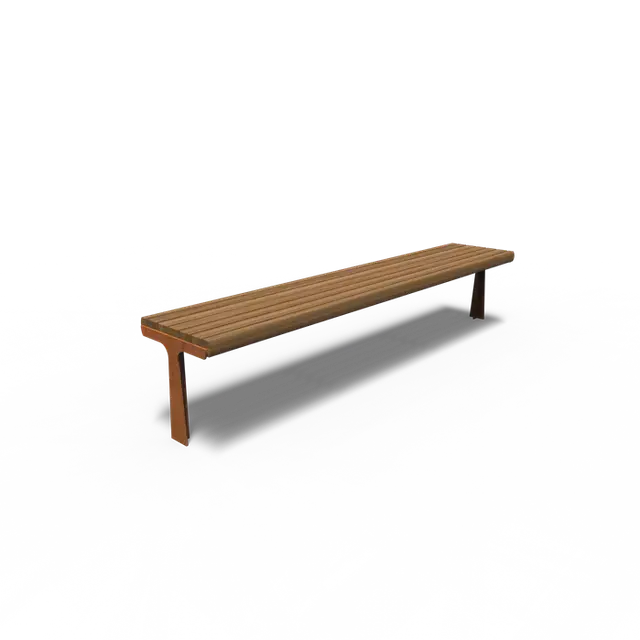 Cortenstaal BankenGRO zonder rugleuning2300 x 440 x 620 mm - Flitsaanbieding