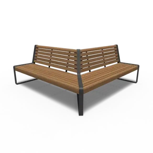 Hoog gewaardeerd - Gecoat staal BankenSTORR met rugleuning2000 x 2000 x 850 mm
