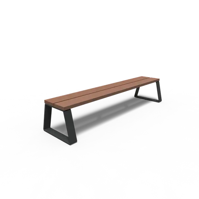 Nieuw binnen - Gecoat staal BankenMIO zonder rugleuning2300 x 575 x 450 mm