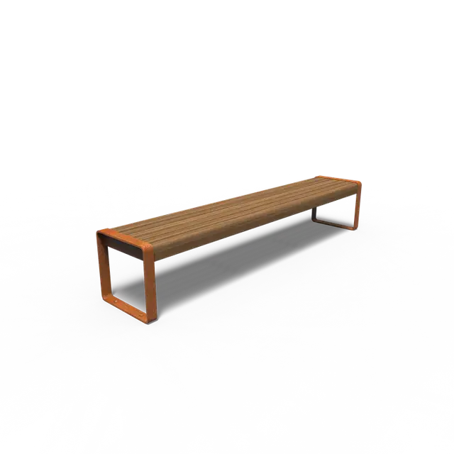 Cortenstaal BankenSTORR zonder rugleuning2300 x 440 x 430 mm | Trending