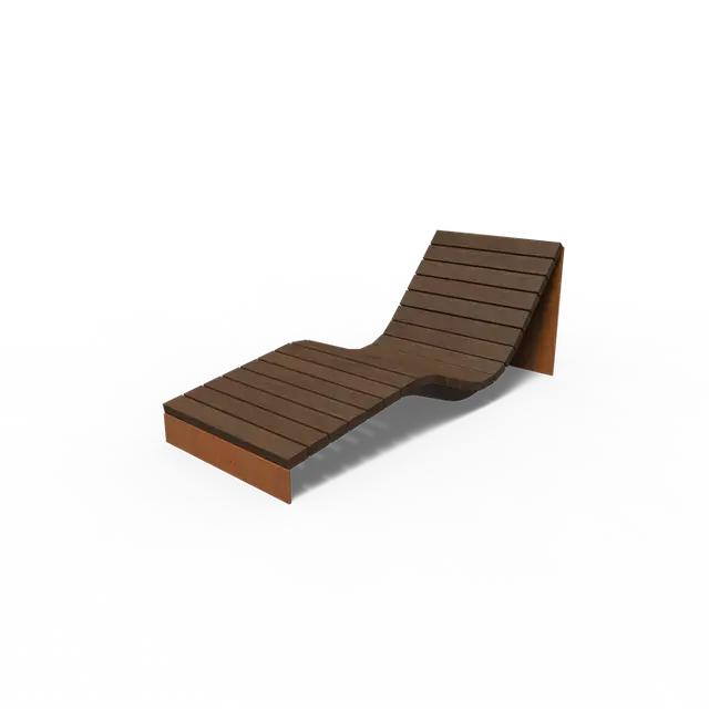 Cortenstaal BankenBORG loungestoel1850 x 750 x 1000 mm - Aanrader