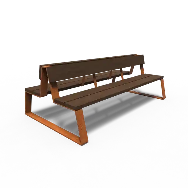 Cortenstaal BankenMIO met rugleuning2300 x 1320 x 840 mm - Makkelijk bestellen