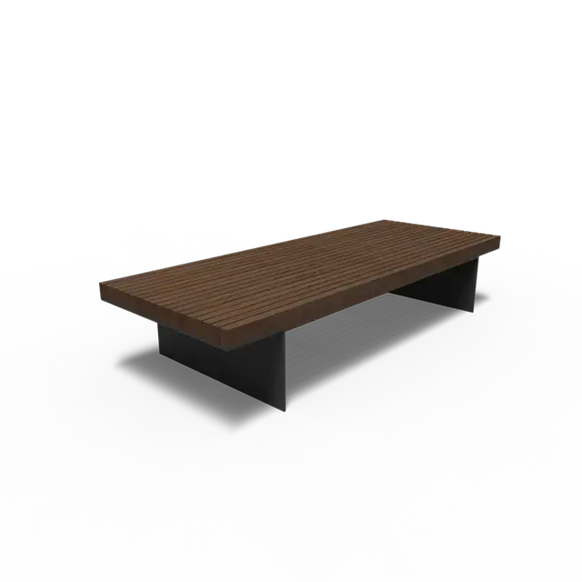 Gecoat staal BankenBORG zonder rugleuning2300 x 890 x 600 mm | Opruiming