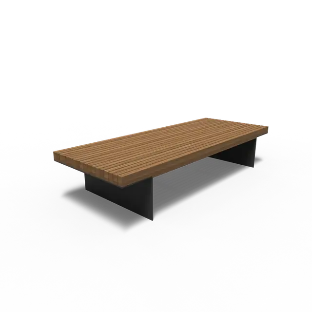 Gecoat staal BankenBORG zonder rugleuning2300 x 890 x 600 mm - Extra korting
