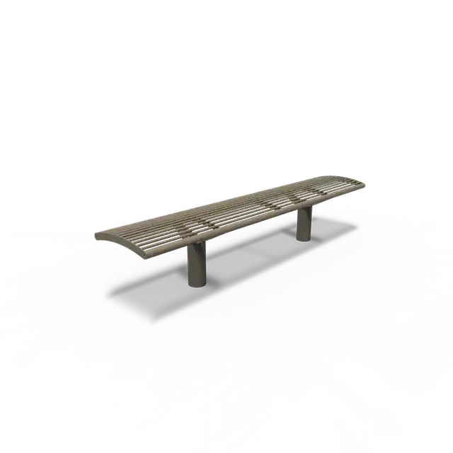 Eenvoudig retourneren | Gecoat staal BankenCOBE zonder rugleuning2300 x 472 x 600 mm