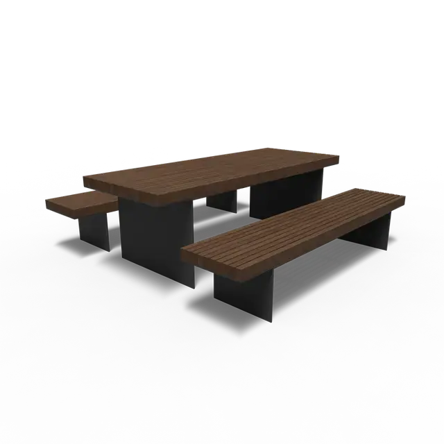 Gecoat staal PicknicksetsBORG picknickset2300 x 2270 x 900 mm | Snelle verzending