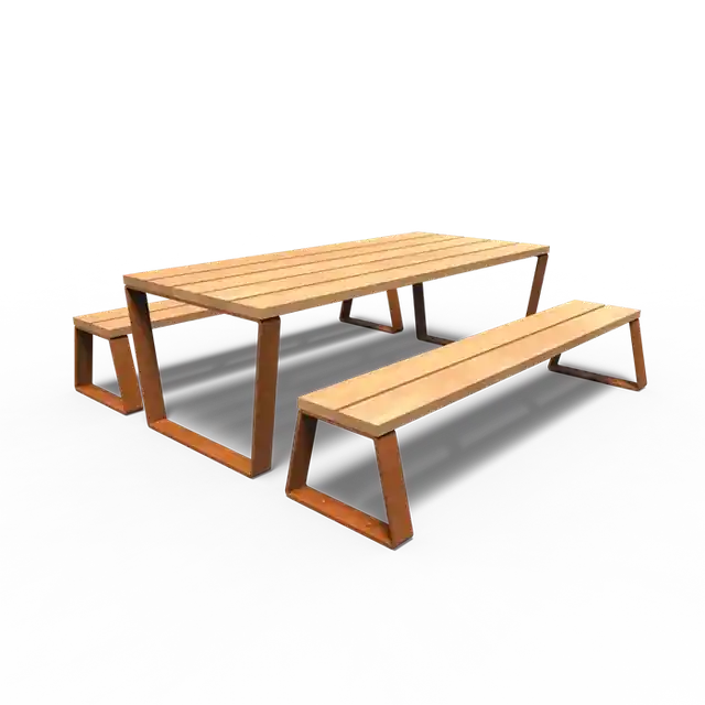 Cortenstaal PicknicksetsMIO picknickset2300 x 2405 x 760 mm - Bespaar nu