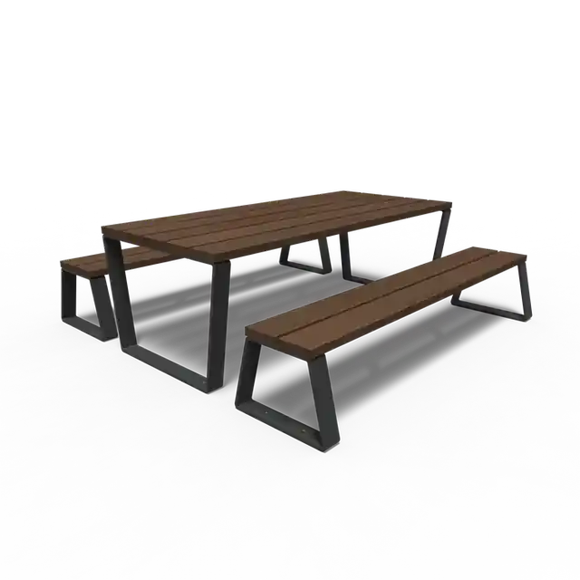 Op voorraad | Gecoat staal PicknicksetsMIO picknickset2300 x 2405 x 760 mm