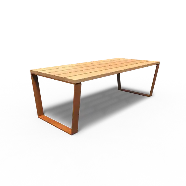 Cortenstaal TafelsMIO tafel2300 x 1030 x 760 mm | Lage prijs