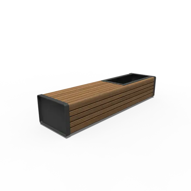 Aluminium GreenpointsSTORR met enkele bank2300 x 600 x 440 mm | Online bestelbaar