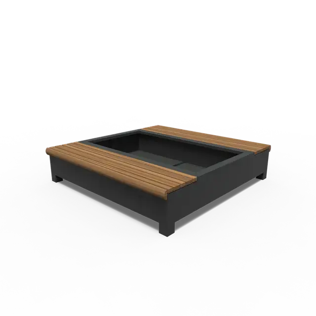 Aluminium GreenpointsAROS met dubbele bank2000 x 2000 x 450 mm | Laatste dagen