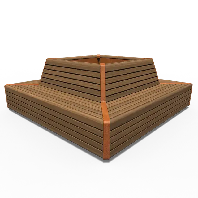 Topproduct | Cortenstaal GreenpointsSTORR met hoekbank2300 x 2300 x 850 mm