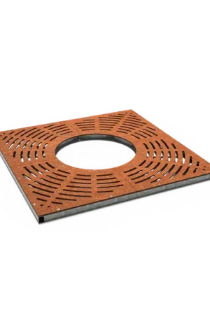 Actieprijs | Cortenstaal Boomroosters en boombeschermingBoomrooster vierkant 14901490 x 1490 x 10 mm