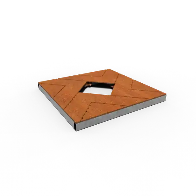 Cortenstaal Boomroosters en boombeschermingBoomrooster Cross1495 x 1495 x 76 mm - Trending