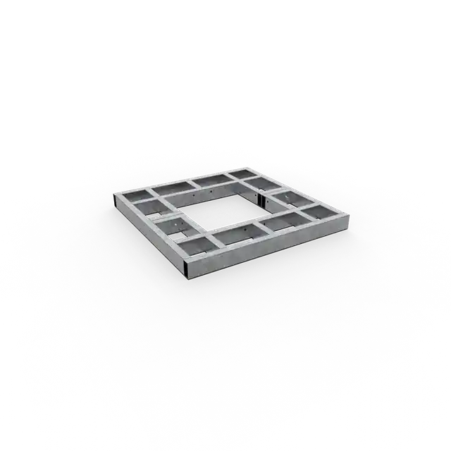 Verzinkt staal Boomroosters en boombeschermingBoomrooster frame 15kN1200 x 1200 x 100 mm | Net toegevoegd