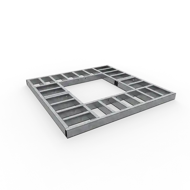 Verzinkt staal Boomroosters en boombeschermingBoomrooster frame 50kN1800 x 1800 x 100 mm - Dagdeal
