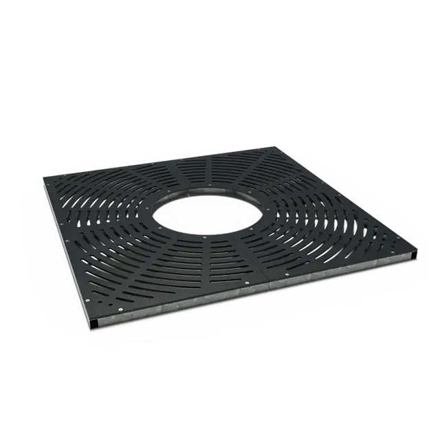 Gecoat staal Boomroosters en boombeschermingBoomrooster vierkant 18001800 x 1800 x 10 mm - Vanaf nu beschikbaar