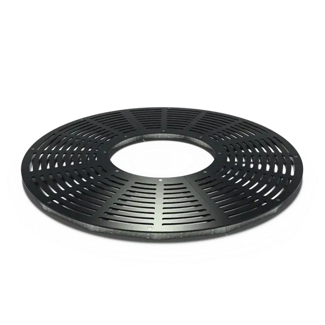 Gecoat staal Boomroosters en boombeschermingBoomrooster rond 18001800 x 10 mm - Premiumkwaliteit