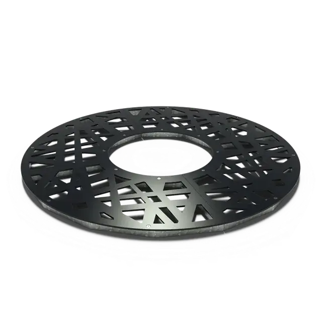 Gecoat staal Boomroosters en boombeschermingBoomrooster rond 18001800 x 10 mm - Direct bestellen