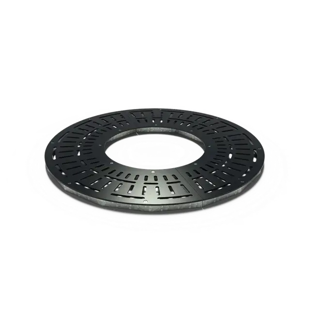 Gecoat staal Boomroosters en boombeschermingBoomrooster rond 14901490 x 10 mm - Aanrader
